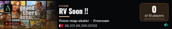 RV Soon !! live status badge