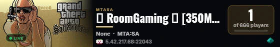 ✦ RoomGaming ✦ [350MB] [RP/RPG] | Iranian Server live status badge