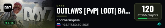OUTLAWS [PvP| LOOT| BANDITS| ] live status badge