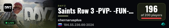 Saints Row 3 -PVP- -FUN- -URBAN- live status badge