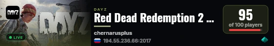 Red Dead Redemption 2 -PVP- -RP- -WILD WEST- live status badge