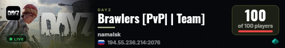 Brawlers [PvP| | Team] live status badge