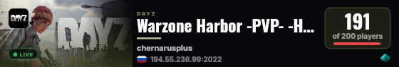 Warzone Harbor -PVP- -HC- -RAID- -LOOT+- live status badge