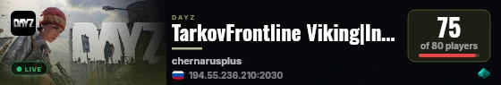 TarkovFrontline Viking|Infected|Loot+ live status badge