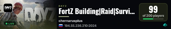 FortZ Building|Raid|Survival live status badge