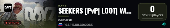 SEEKERS [PvP| LOOT| VANILLA| ] live status badge