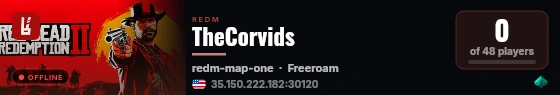 TheCorvids live status badge