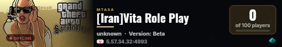 [Iran]Vita Role Play live status badge