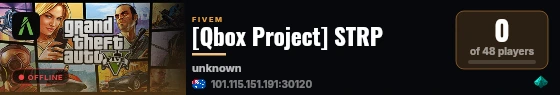 [Qbox Project] STRP live status badge