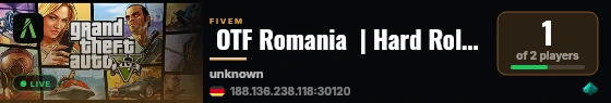  OTF Romania  | Hard Roleplay | [discord.gg/otfro] live status badge