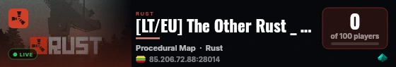 [LT/EU] The Other Rust _ Low POP live status badge