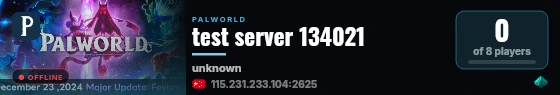 test server 134021 live status badge