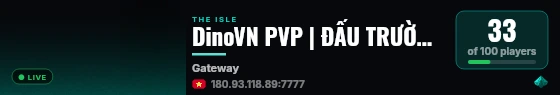 DinoVN PVP | ĐẤU TRƯỜNG KHỦNG LONG | VÀO LÀ ĐÁNH live status badge