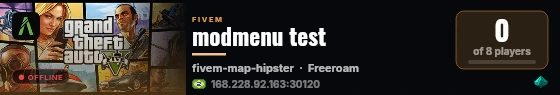 modmenu test live status badge