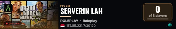 SERVERIN LAH live status badge