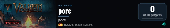 porc live status badge