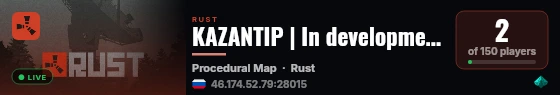 KAZANTIP | In development live status badge