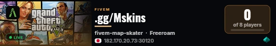 .gg/Mskins live status badge