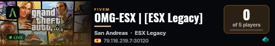 OMG-ESX | [ESX Legacy] live status badge