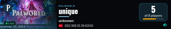 unique live status badge