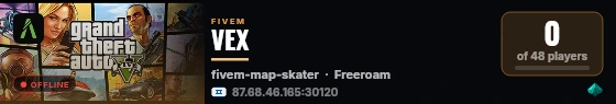 VEX live status badge