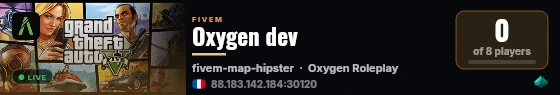 Oxygen dev live status badge