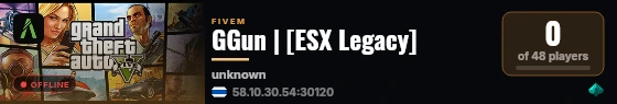 GGun | [ESX Legacy] live status badge