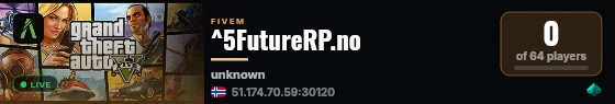 ^5FutureRP.no live status badge