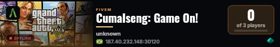 CumaIseng: Game On! live status badge
