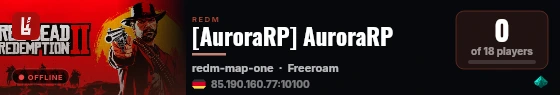 [AuroraRP] AuroraRP live status badge
