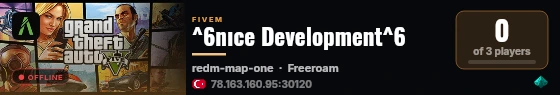 ^6nıce Development^6 live status badge