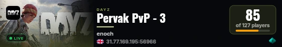 Pervak PvP - 3 live status badge