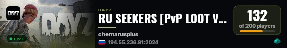 RU SEEKERS [PvP LOOT VANILLA] live status badge