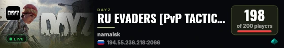 RU EVADERS [PvP TACTICAL ESCAPE] live status badge