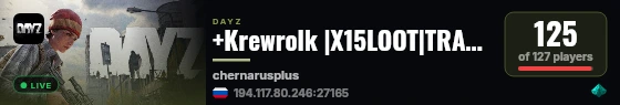 +Krewrolk |X15LOOT|TRADER|BOATS|HELIS|EVENTS live status badge