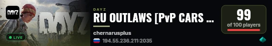 RU OUTLAWS [PvP CARS COMMVANILLA] live status badge