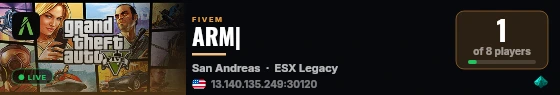 ARM| live status badge