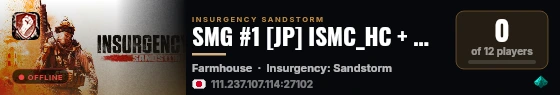 SMG #1 [JP] ISMC_HC + MOD_Maps live status badge