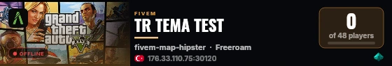 TR TEMA TEST live status badge