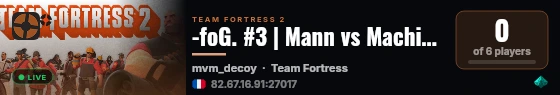 -foG. #3 | Mann vs Machine | Co-op PvE | !rtv live status badge