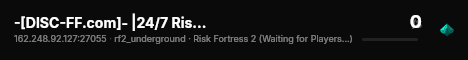 -[DISC-FF.com]- |24/7 Risk Fortress 2| [Risk of Rain 2] live status badge