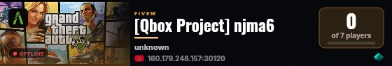 [Qbox Project] njma6 live status badge