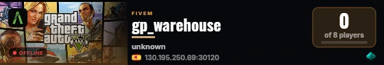 gp_warehouse live status badge