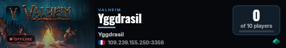 Yggdrasil live status badge