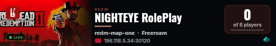 NIGHTEYE RolePlay live status badge