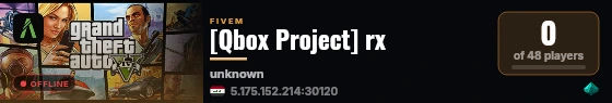 [Qbox Project] rx live status badge