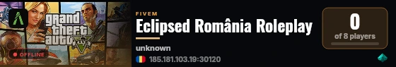 Eclipsed România Roleplay live status badge