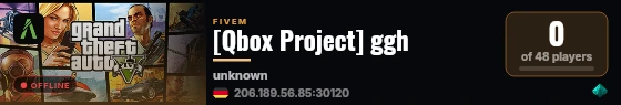 [Qbox Project] ggh live status badge