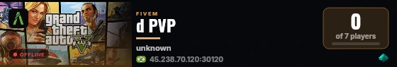 d PVP live status badge