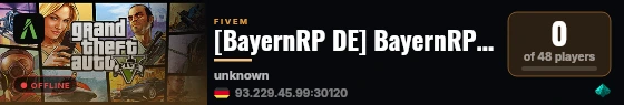 [BayernRP DE] BayernRP DE live status badge